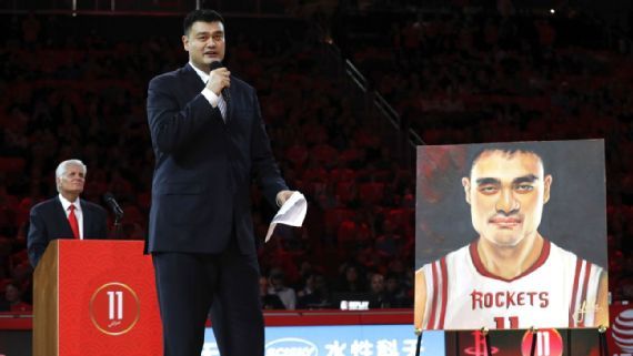 Yao Ming. Copyright: © Tim Warner/Getty Images